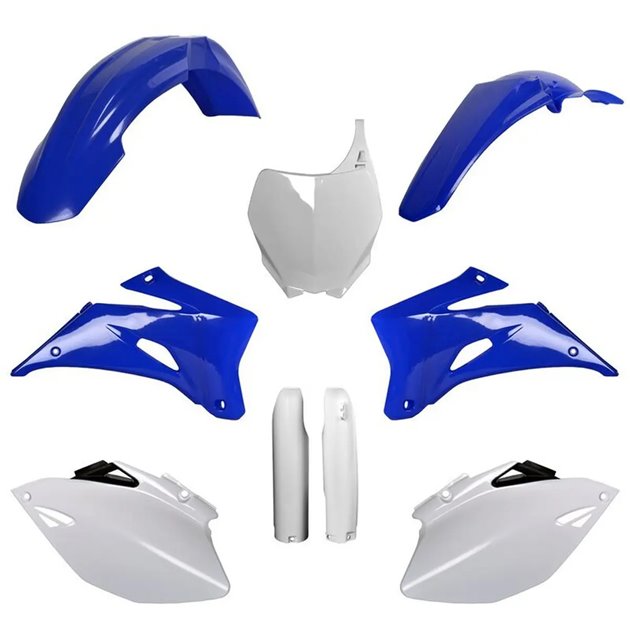 Zestaw plastików Body Kit Polisport niebieski biały OEM | 91394