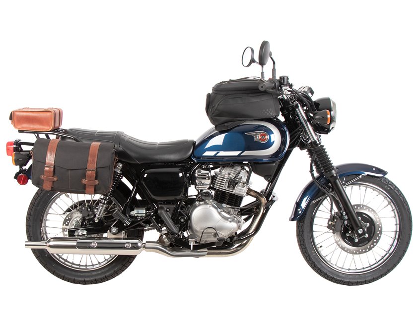 Chromowany bagażnik boczny C-Bow do Kawasaki W230 / Meguro S1 2025 - 2025 Hepco Becker