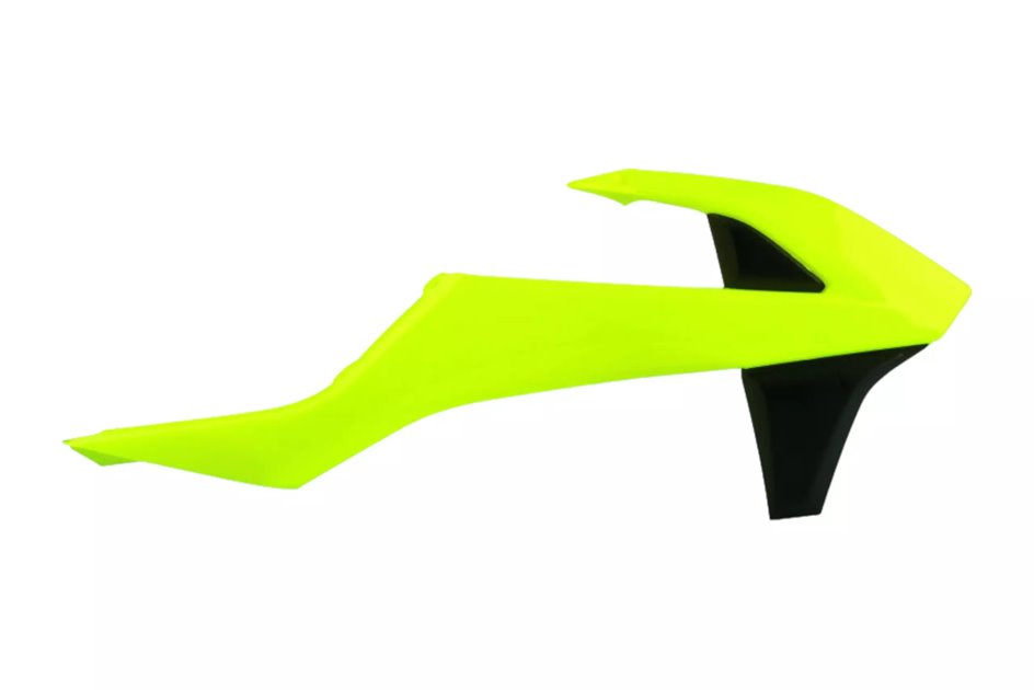 Komplet osłon chłodnicy Polisport pomarańczowy fluorescencyjny czarny | 8417800008
