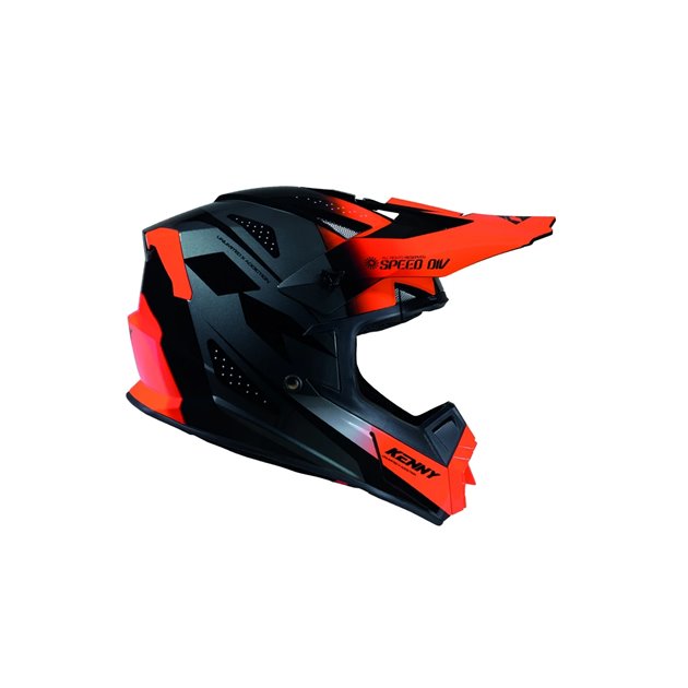 Kask Cross/Enduro Track Dziecięcy Graphic Speed Neon Orange Pomarańczowy/Czarny S (47-48 cm) Kenny Racing | 261-0304020-5406