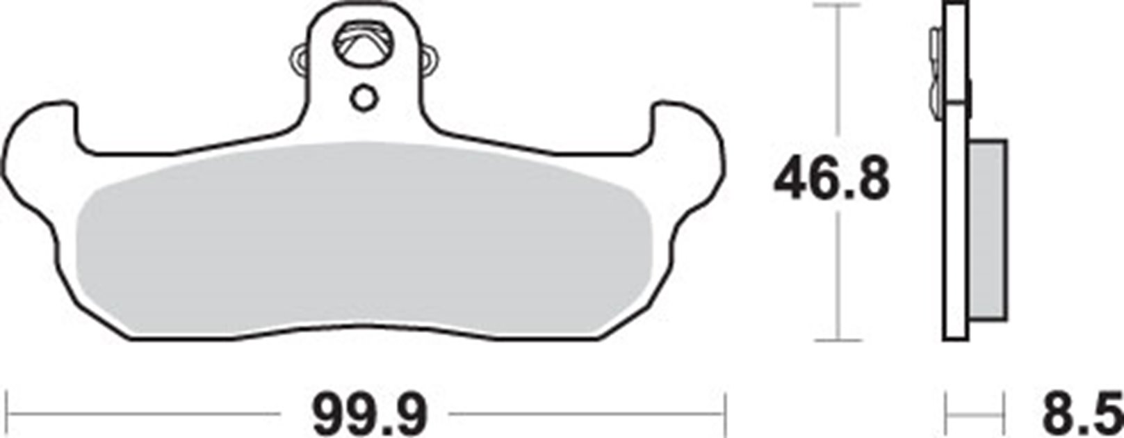 Klocki hamulcowe KH134 OFF-ROAD SINTER KOLOR ZŁOTY