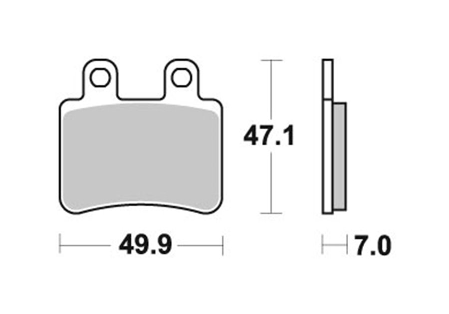 Klocki hamulcowe KH350 STREET CERAMIC KOLOR CZARNY PASUJE DO: BMW C125/200, MALAGUTI MADISON 3, PRZÓD