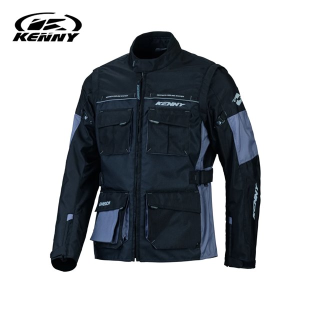 Kurtka ATV/Adventure Evasion Black Rozmiar XXL KENNY RACING | 261-3903011-58
