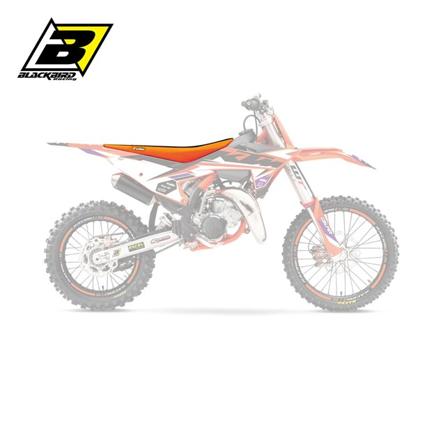 BLACKBIRD POKROWIEC / POSZYCIE NA SIEDZENIE KTM SX 85 2025 DOUBLE GRIP KOLOR POMARAŃCZOWY