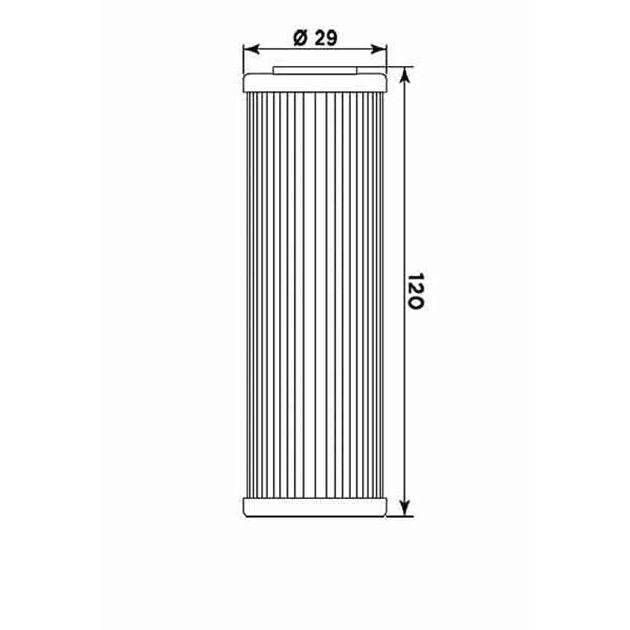 MIW (MEIWA) FILTR OLEJU BETA 350/400/450/498/520 `10-13 (HF631) (50)