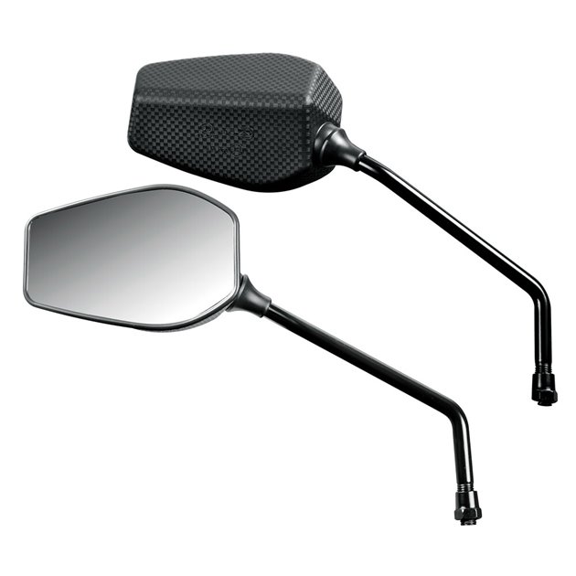 Lusterka motocyklowe Fender   M10x1.25 regulowane na kierownicę - LAMPA