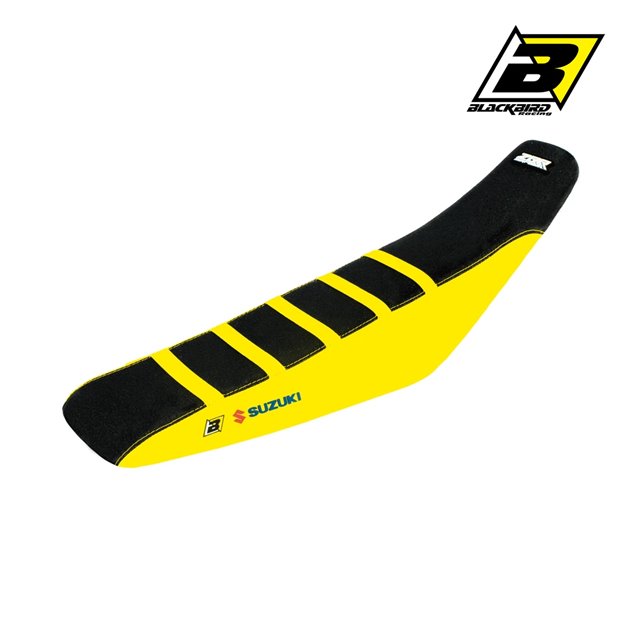 BLACKBIRD POKROWIEC / POSZYCIE NA SIEDZENIE SUZUKI RMZ 450 2008-2017 ZEBRA KOLOR CZARNY ŻÓŁTY