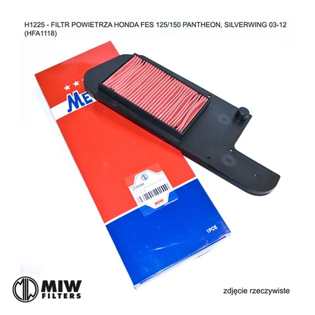 MIW (MEIWA) FILTR POWIETRZA HONDA FES 125/150 PANTHEON, SILVERWING 2003-2015 (HFA1118) (50)