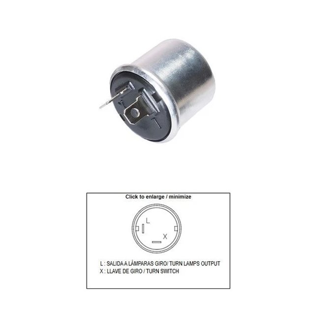 Przerywacz kierunkowskazów uniwersalny (12V 2+2 21W) DZE | 807-01