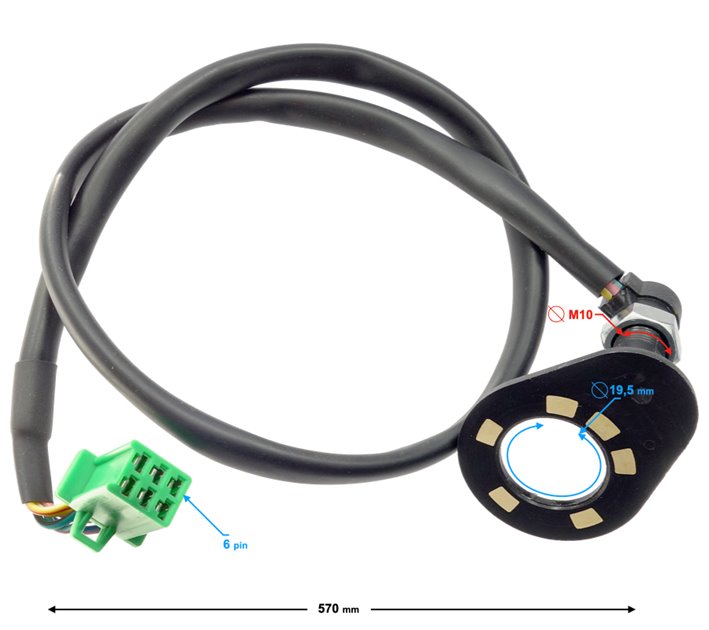 Czujnik zmiany biegów Cross 250cc Barton NXT 250 -Kayo, Apollo, Diabolini, Xmotos