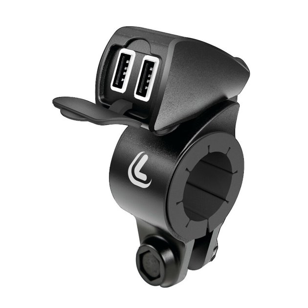 Ładowarka USB podwójna wodoodporna Usb-Fix Trek na kierownicę Ultra Fast Charge 5400mA 12 / 24V Lampa | 38828