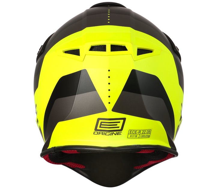 Kask ORIGINE HERO MX fluo yellow-black matt XL