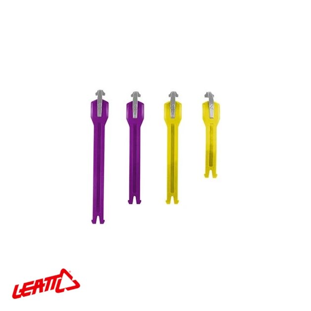 Zestaw pasków do butów Cross 4.5/5.5 FLEXLOCK Strap Kit Cool United, fioletowy/żółty Leatt | 3021200375