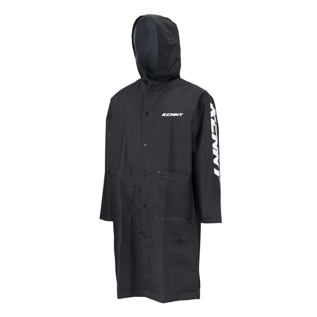 Płaszcz przeciwdeszczowy Rain Coat Czarny M/L Kenny Racing | 151-6304031-55