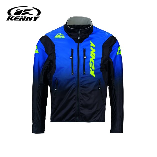 Kurtka ADVENTURE/ENDURO Softshell Blue Neon Yellow L Kenny Racing | 261-3802020-5602