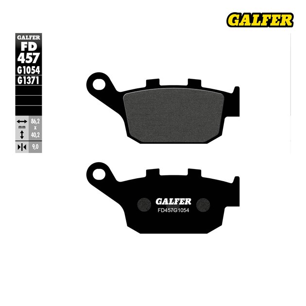 Klocki hamulcowe KH496 PÓŁMETALICZNE Galfer | FD457G1054