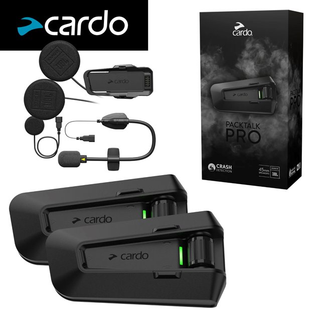 DWU PAK Cardo Edge PRO JBL 45mm - Interkom motocyklowy