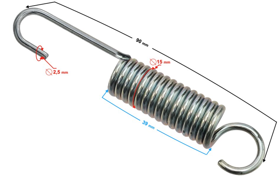 Spręzynka podnózka Cross 250cc Barton NXT 250 2021 -Kayo, Apollo, Diabolini, Xmotos