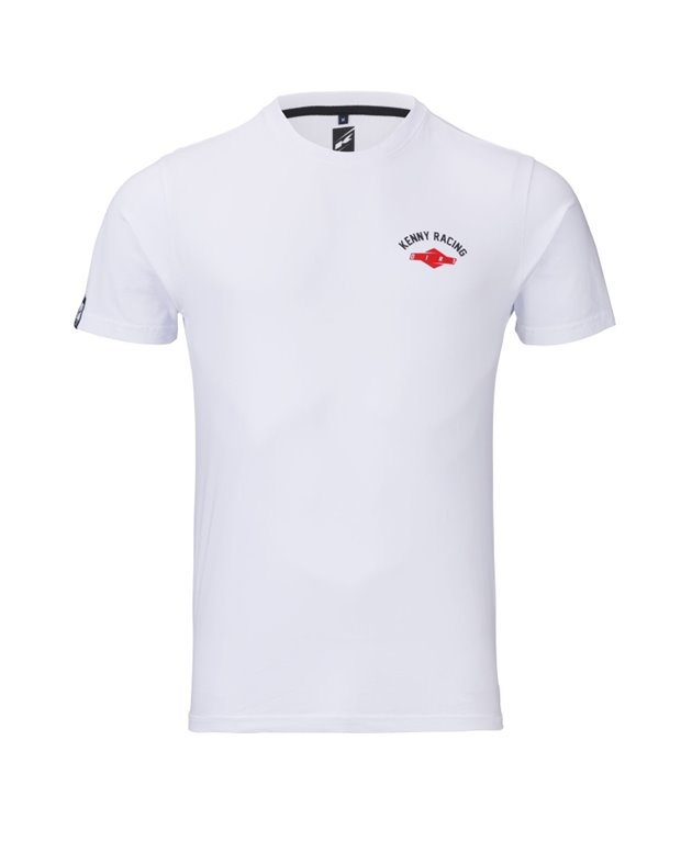 T-shirt Dirt Label Biały L Kenny Racing | 261-5005041-56
