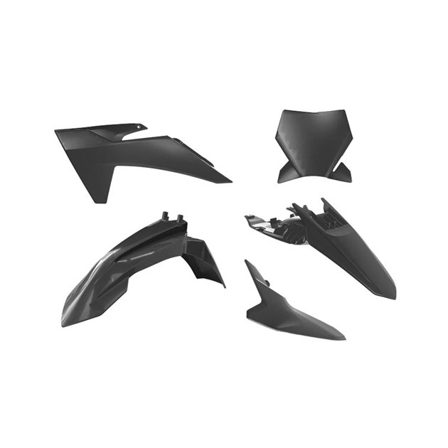 Komplet plastików KTM SX 65 czarny RACETECH | KITKTM-NR0-165