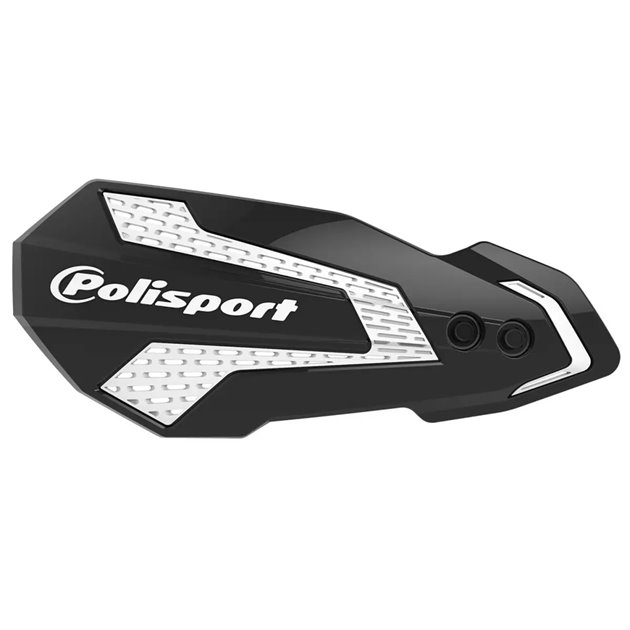 Komplet osłon dłoni Polisport MX Flow biało czarne | 8308200019