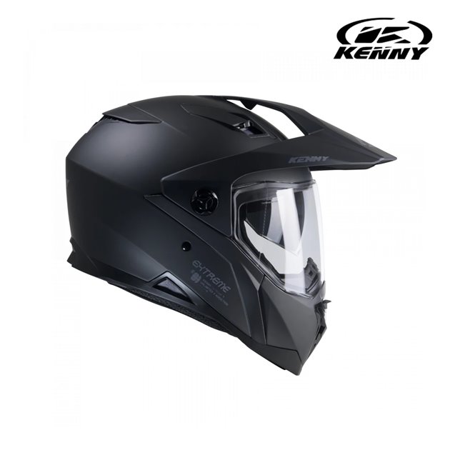 Kask Dual Adventure Extreme Solid Matt Black XS (53-54 cm) Kenny Racing | 251-0405021-53