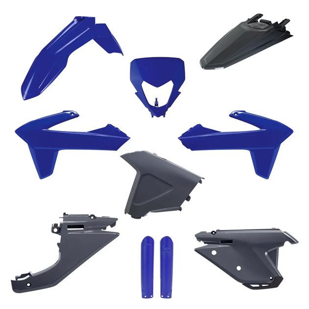 Zestaw plastików Body Kit Polisport Sherco SE SEF 25 niebieski biały szary OEM | 91593