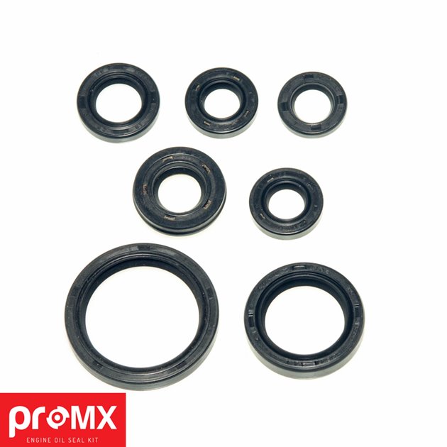 PROMX PROMOCJA KOMPLET (ZESTAW) USZCZELNIACZY SILNIKOWYCH YAMAHA YFM 660 GRIZZLY 2002-2008 (7 SZT.)