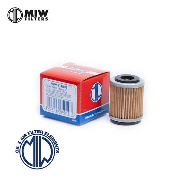 MIW (MEIWA) FILTR OLEJU YAMAHA XT125/200/225, TW 125, SR 125, TT350/600 (HF143)