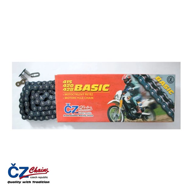 CZ ŁAŃCUCH NAPĘDOWY 428 BASIC (428S) (136 OGNIW) (19,2 KN) + ZAPINKA