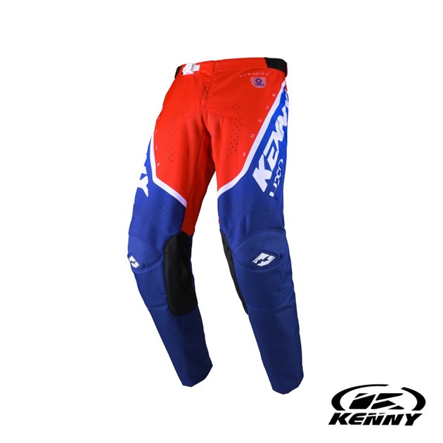 Spodnie cross/enduro Track Focus Patriot 24 Niebieski/Czerwony / Biały XS (28) Kenny Racing | 241-6203012-2828