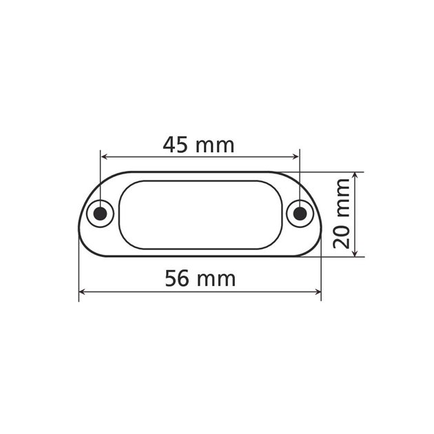 Oświetlenie Tablicy Rejestracyjnej LED Białe 4 Punktowe | 90162