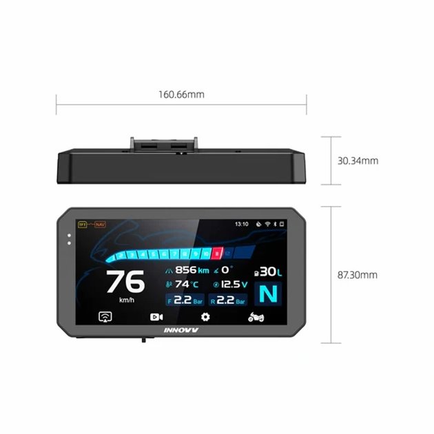 CarPlay motocyklowy INNOVV N3 Smart Display BMW Android Auto Wyświetlacz | N3BMWNAV-DISPLAY