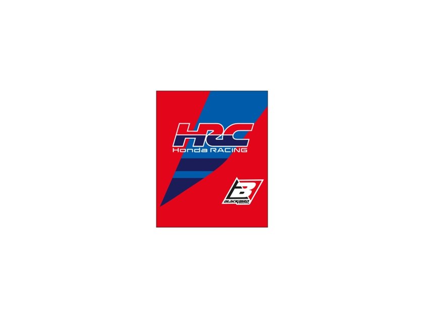 Nakładki ochronne na manetki Logo Honda Replica Team HRC 22 Czerwony, Niebieski BLACKBIRD | E5016R/122