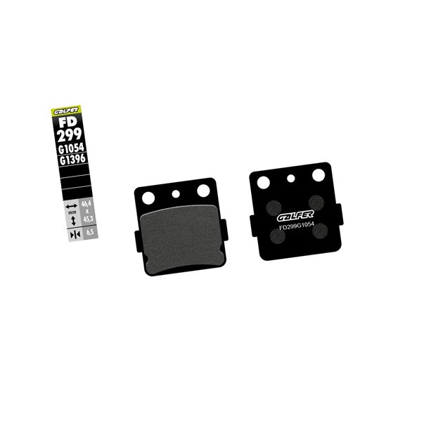 Klocki hamulcowe KH084/3 półmetaliczne (grubość 6,5mm) Galfer | FD299G1054