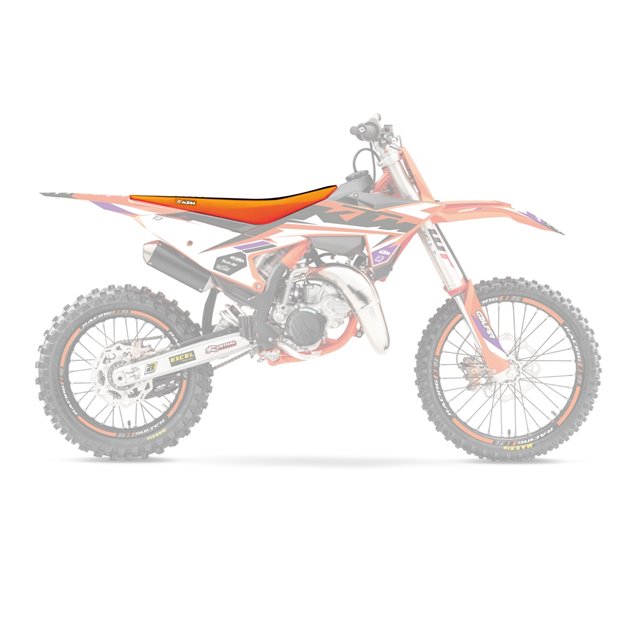 BLACKBIRD POKROWIEC / POSZYCIE NA SIEDZENIE KTM SX 85 2025 DOUBLE GRIP KOLOR POMARAŃCZOWY