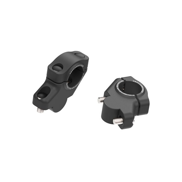 Podwyższenie kierownicy z przesunięciem Yamaha MT-07/Y-AMT 30mm w górę, 21mm w tył, czarne Hepco & Becker | 42404581 00 01