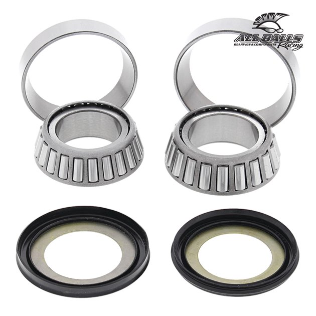 Łożyska główki ramy z uszczelniaczami Kawasaki KX 125, KX 250, KXF 250, KXF 450, Suzuki RMZ 250, Yamaha All Balls | 22-1023