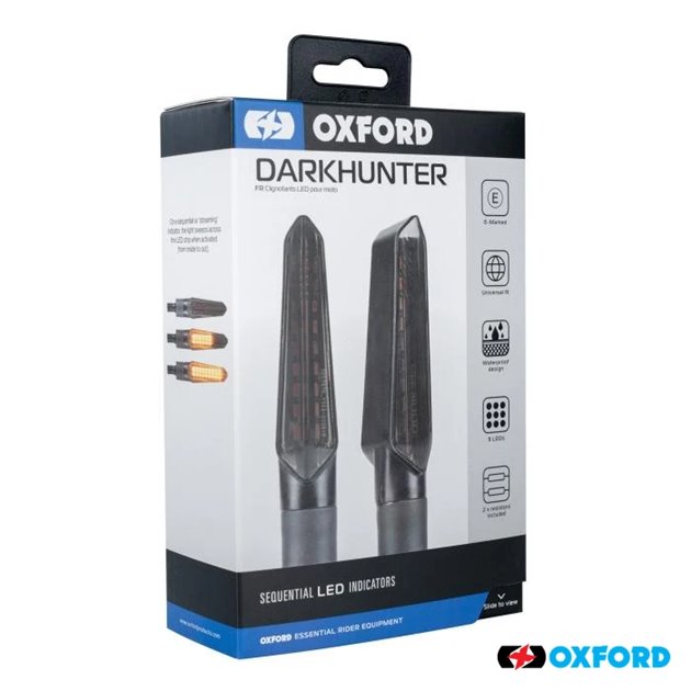Kierunkowskazy sekwencyjne LED DARKHUNTER z opornikiem 2 sztuki Oxford | EL366