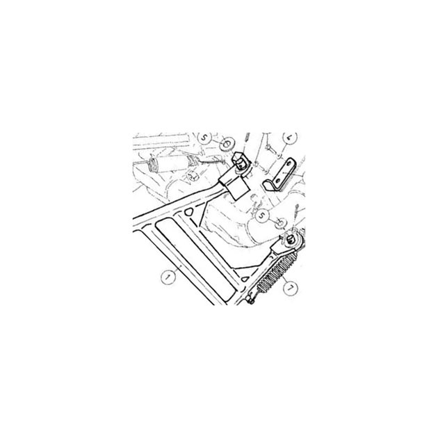 Stopka centralna Honda CB 900 Hornet 2002-2005 Hepco Becker | 505929 00 01