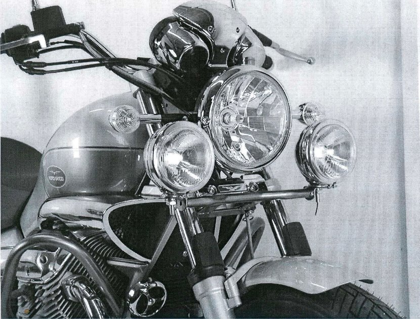 Zestaw lamp bocznych, dodatkowych Moto Guzzi Nevada Classic V 750 ie / Aquilia Nera 2004-2011 Hepco Becker | 400534 00 02