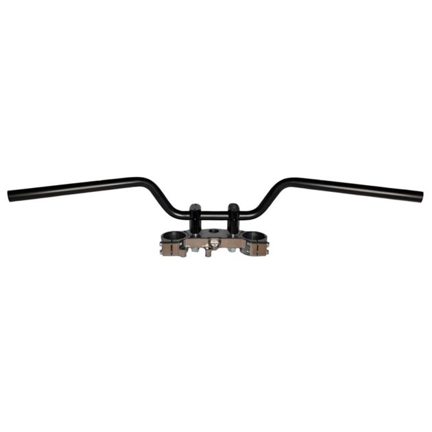BIKETEC KIEROWNICA STALOWA SUZUKI DL 1000 (2002-2012) KOLOR CZARNY (WZÓR OEM: 56111-06G00),(2306030000)