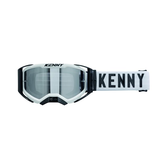 Kenny Racing Gogle Performance EVO 2 White Clear Lens biały/czarny | 261-0702011-00