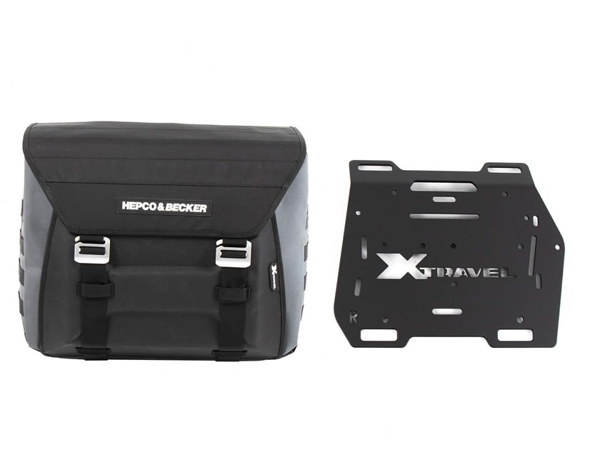 Sakwa boczna Xtravel Basic zaw. 1x uniwersalny adapter Prawa