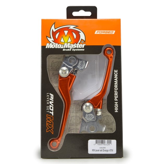 MOTO-MASTER ZESTAW DŹWIGNIA SPRZĘGŁA I HAMULCA (NIEŁAMKI) KUTE KTM/HUSQVARNA/KTM (BREMBO) KOLOR POMARAŃCZOWY