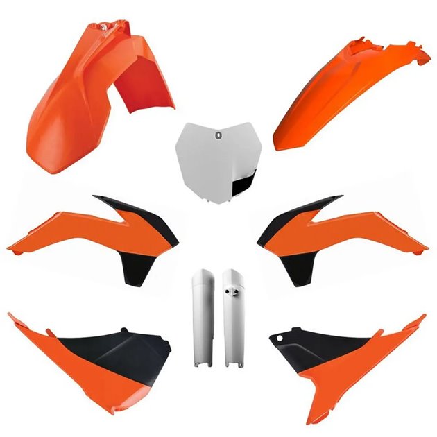 Zestaw plastików Body Kit Polisport pomarańczowy | 91446
