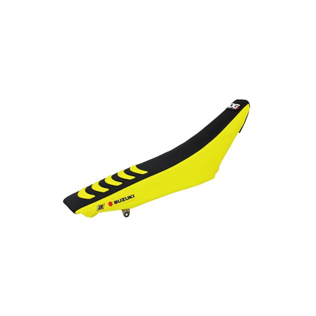 BLACKBIRD POKROWIEC / POSZYCIE NA SIEDZENIE SUZUKI RMZ 450 2008-2017 DOUBLE GRIP 3 KOLOR CZARNY ŻÓŁTY (17)