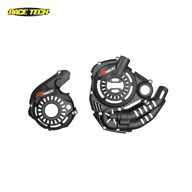Osłona pokrywy sprzęgła i alternatora Yamaha T7 Tenere 700 Czarny RACETECH | PRMT7NR0025