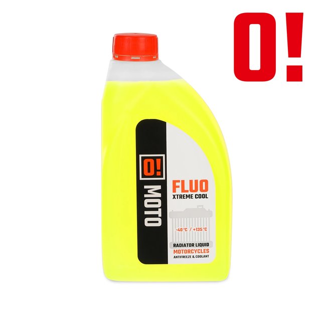 Płyn do chłodnic O! Fluo Xtreme Cool +135 1l gotowy do użycia (-40 do +135) Omoto | OM0001-1
