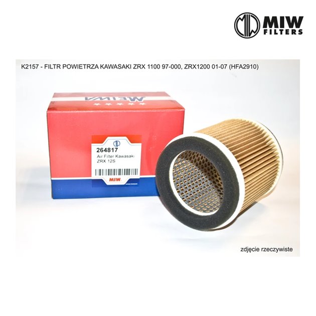 MIW (MEIWA) FILTR POWIETRZA KAWASAKI ZRX 1100 97-00, ZRX 1200 01-07 (HFA2910)